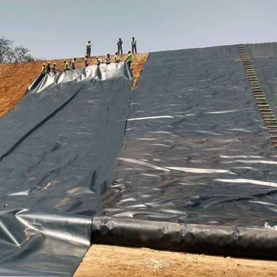 Cina ASTM 100% vergine impermeabile all'acqua Acquicoltura Pond Liner Alta densità HDPE Geomembrane Dam Pond Liner in vendita