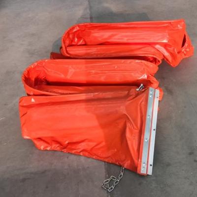 China Permeabel waterig drijvend slibgordijn PVC-slibgordijn Boom-slibgordijn PVC-olie-boom-oliecontainmentheining Slibgordijn Te koop