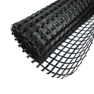 China Self-adhesive Biaxial 100kn Fiberglass Geogrid For Pavement for sale