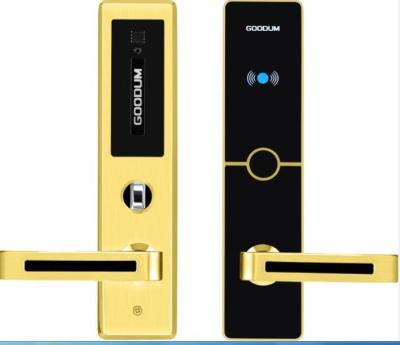 China T57 card M1 EM card 304stainless keyless rfid door hotel lock for sale