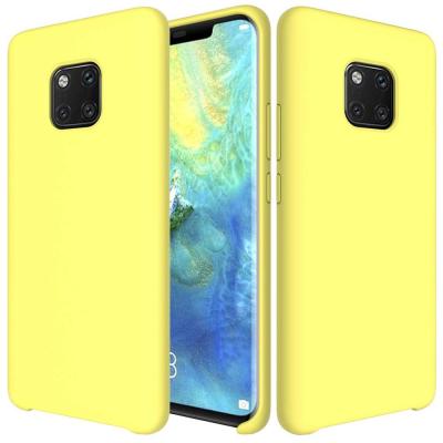 China Top Quality Mobile Phone Case Guangzhou Accessories Best Protective Liquid Silicone Cover For Huawei Mate20 for sale