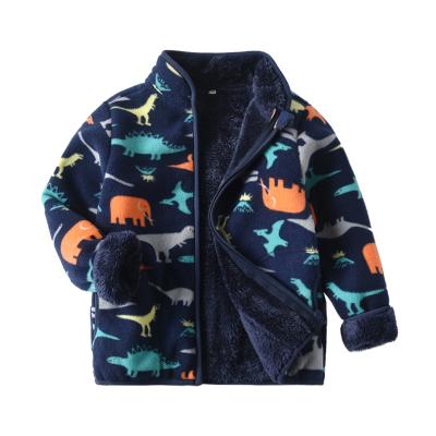 China Breathable High Quality Contrast Color Fleece Spring Winter Kids Boys Coats And Jackets for sale