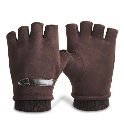 China Four Seasons Winter Knitting Warm Finger Mittens Wrist Fingerless Touch Screen Mittens for sale