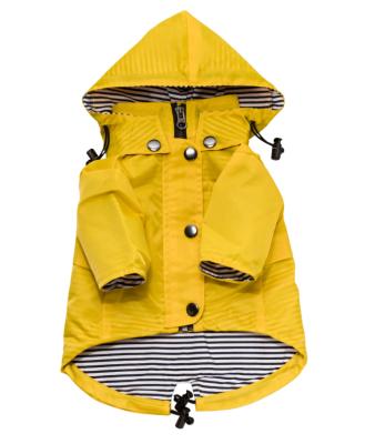 China Wholesale Yellow Dog Raincoat Polyester Fashion Waterproof Jacket for sale