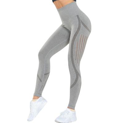 China Women's Breathable Long Workout Sports Yoga Pants Wholesale Gym Yoga Running Gaiters for sale