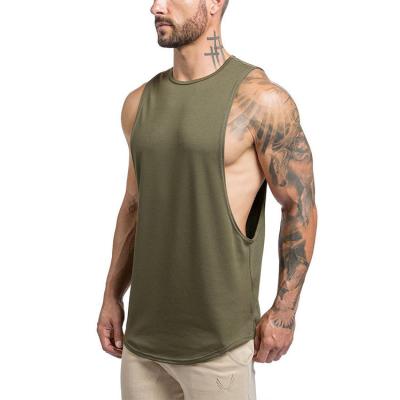 China 2021 Custom New Arrival Tank Gym Clothing Mens Bodybuilding Tops Breathable Smooth for sale