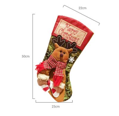 China Popular Fawn Gifts Christmas Socks Decoration Old Man Snowman Xmas Decoration Gifts Gags Gift Gags for sale