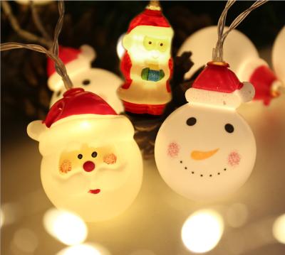 China Factory Direct Popular Led Christmas Snowman Battery Lights Christmas Tree Santa Claus Decorative Lights In Stock for sale