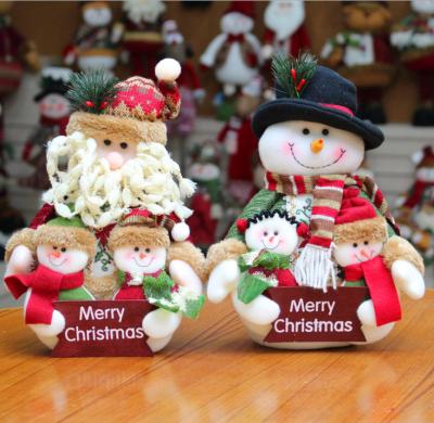 China Popular Best Price Christmas Gift Christmas Doll Family Photo Old Man Snowman Christmas Decorations for sale