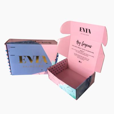 China Recycled Materials Wholesale Shipping Boxes Custom Corrugated Clothing Cardboard Mailer Packaging Boxes for sale