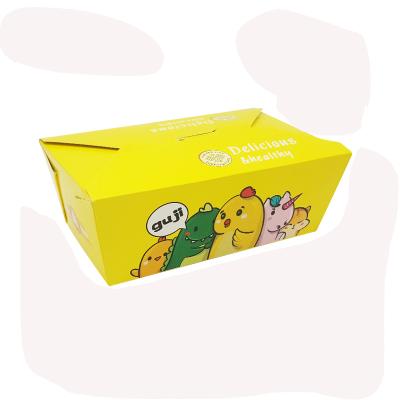 China Wholesale Disposable Biodegradable Fast Food Food Grade Wrapping Paper Food Bowl Disposable Food Bowl For Hot Food for sale