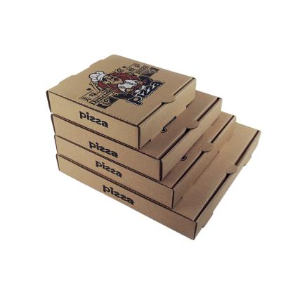 China Disposable Good Quality Custom Design Logo Disposable Corrugated Eco Friendly Paperboard Takeout Lunch Box Transport Packaging Box Disposable Pizza Box for sale