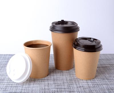 China Chamepak High Quality Disposable Hot Drinks 4oz/5oz/7oz/8oz/9oz/12oz/16oz/20oz Hot Paper Cup With Lid And Sleeve for sale