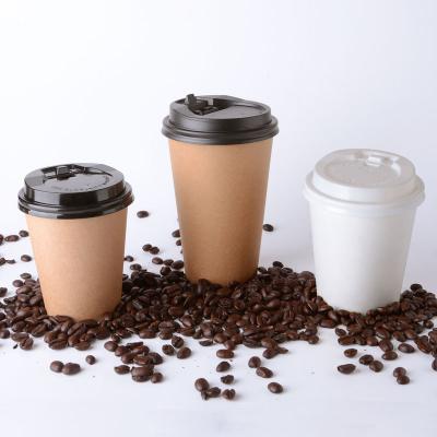 China 2021 Hot Selling Disposable Paper Cup Disposable Hot Sleeve Custom Paper Coffee Cup With Logo Catering Paper Cup With Lid for sale