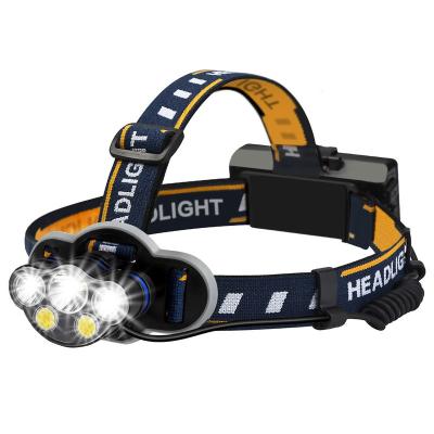 中国 Long range waterproof waterproof xml t6 led rechargeable outdoor led cob torch head light high power moving head lamp 販売のため