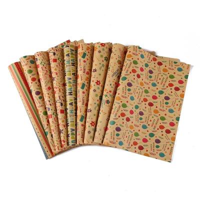 China Waterproof wrapping paper covers birthday design gift wrapping paper for sale