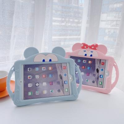 China Cute Design Silicone Hard Protective Case with Kickstand Silicon Case for iPad 10.2/10.5 Tablet Case for Kids for sale