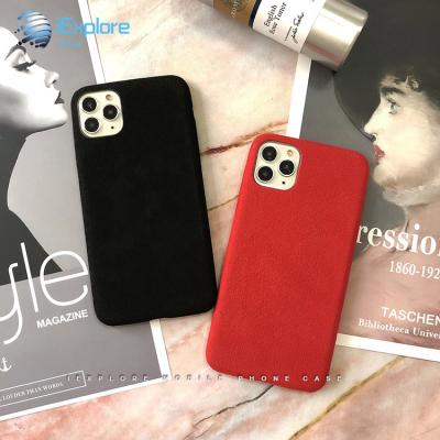 China Autumn Coated Winter Fashion Soft PC Cloth Case iExplore PC Cloth Design Hot Girls Phone Case For iPhone 11 PRO max X XR XS max for sale