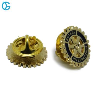 China China Manufacturers Worldwide Rotary Metal Badge Enamel Custom Lapel Pin for sale