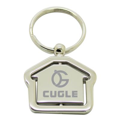 China 3-5mm Wholesale Accessories Custom Logo Blank Llavero Laser Engraved Customs Formed Metal Key Chain for sale