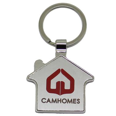 China 3-5mm K01 China Wholesale Fashion Personalized Cute Custom Logo Blank Metal House Keychain Key Chains For Men for sale