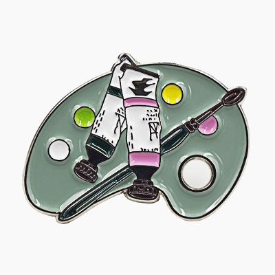 China From Europe China Manufacturer Bad Bunny Enamel Pin Glitter Cute Metal Anime Badge Soft Hard Hard Enamel Pin for sale