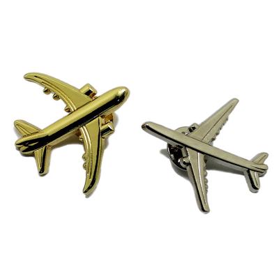 China World Metal Brooch Metal Lapel Enamel Badge Cute Anime Cartoon 3D Pin Badge Aircraft Pin Collar for sale