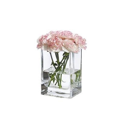 China Decorative American Style Glass Vase Centerpiece For Home Rectangle Or Wedding Shape, 8