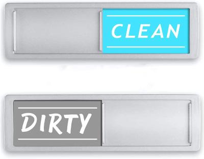 China Eco-friendly Clean Dirty Magnet Rise Super Strong Dishwasher Magnet Indicator Sign for sale