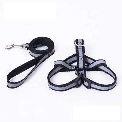 China QThonest High Quality Minimalist Style Reflective Dog Harness Lead Nylon Leash for sale