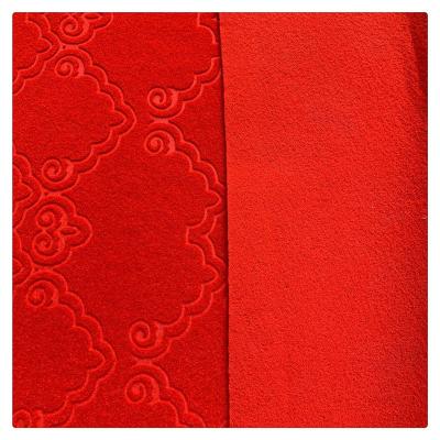 China New products washable pilou embossed mat single and double color thick and thin yarn fixed penalties cutting stair hallway for sale