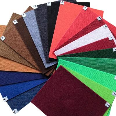 China Widely Used Disposable Colorful Exhibition Carpet 100% Polyester Roll Event Mat for sale