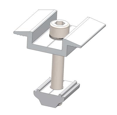 China Commercial Solar Roof Mid Mounting Bracket Solar Roof Bracket for sale