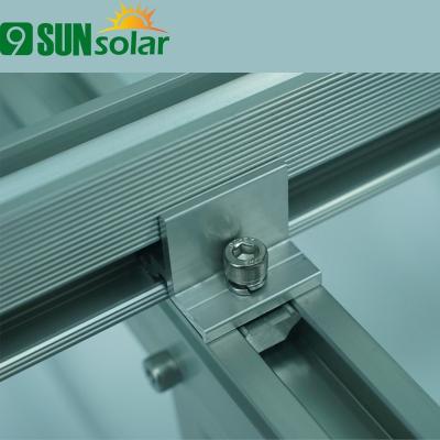 China Home Solar Carport Rack Rail Clamp for sale