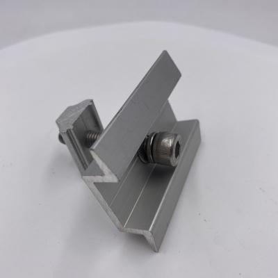 China & Al6005-T5; SUS304 Solar Bracket Mid Component Solar Clamp For Home Solar System Tin Roof Clamp for sale