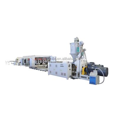 China Corrugated Plastic Corrugating Pipe Making Machinery HDPE Drain Double-Wall Water Pipe Production Line for sale