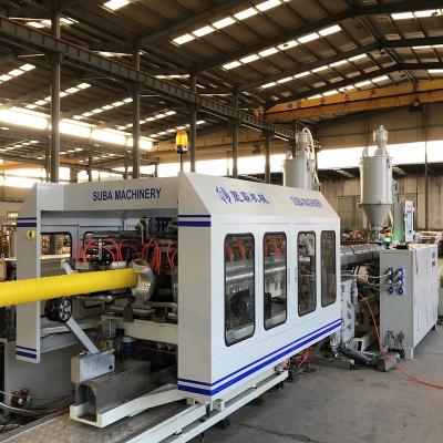 China Corrugated Insulation Tube PVC Drain HDPE Pipe Making Line Water Pipe Making Machine for sale