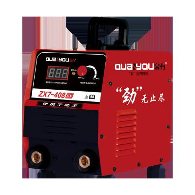 China PORTABLE QUANYOU Portable Manual Inverter Arc Welder Welding Machine QY-ZX7-408SVP for sale