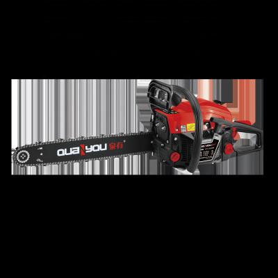 China Single Cylinder Quanyou 20In New model Single Cylinder 2-Stroke Gasoline 55CC Chain Saw Chainsaw for sale