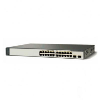 China Genuine LACP LACP 3750 24 Port Gigabit PoE Network Switches WS-C3750G-24PS-E for sale