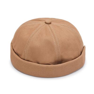 China 2021 JOINT Hot Sale Custom Brimless Hat 100% Cotton No Brim Docker Hat for sale