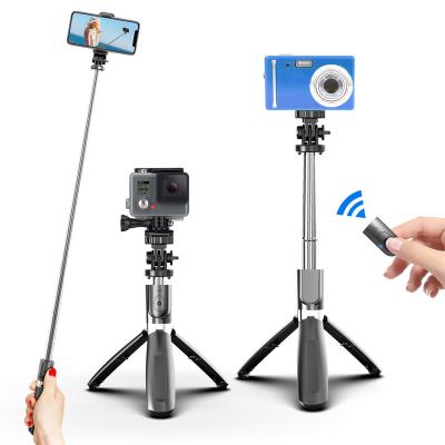 China Fold Wireless Remote Control 360 Rotation Selfie Stick Selfie Stick Foldable Portable Tripod for sale