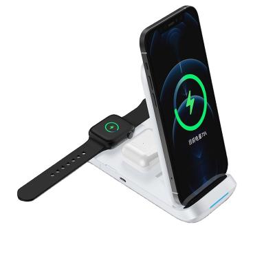 China 2022 High Quality Adjustable Fast Wireless Charger Mobile Tabletop Wireless Charger for sale