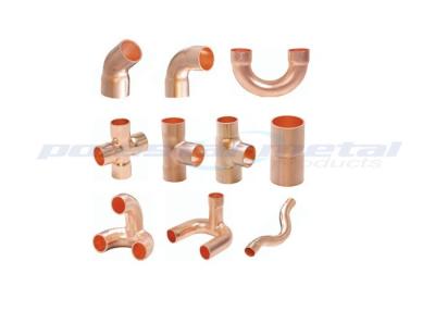 China Custom T2 Copper Pipe Fittings For Air Conditioner / Refrigeration Sweat Adaptor for sale