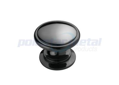 China ISO9000 Mushroom Ring Black Nickel Cabinet Knobs And Handles For Furniture for sale