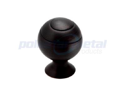 China Black Antique Round Cabinet Knob 1 1/8