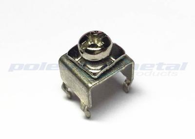 China Steel DIN C1022 STR M3 M4 PC Board Screw Terminal With Cable Terminal Lugs for sale