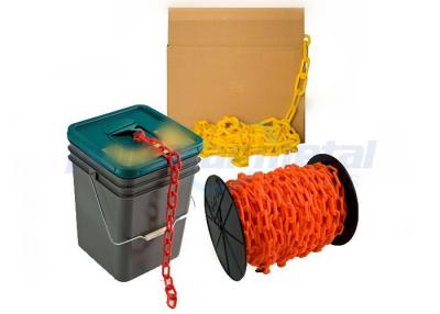 China Custom Traffic Use Coloured PE Plastic Coated Chain Link For Airport / Station for sale