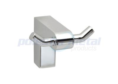 China Polished Chrome Zamak 9600 Series Stainless Steel Double Robe Hook 2-15/16