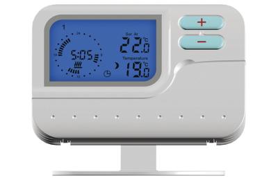 China De Eenheid van de ventilatorrol telegrafeerde Digitale Zaal Thermostaatvloer Verwarmend EMC Te koop